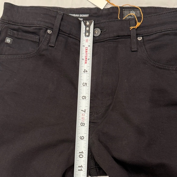 NWT AG Adriano Goldschmied The Farrah Skinny Jeans—Black 31R - Picture 12 of 14